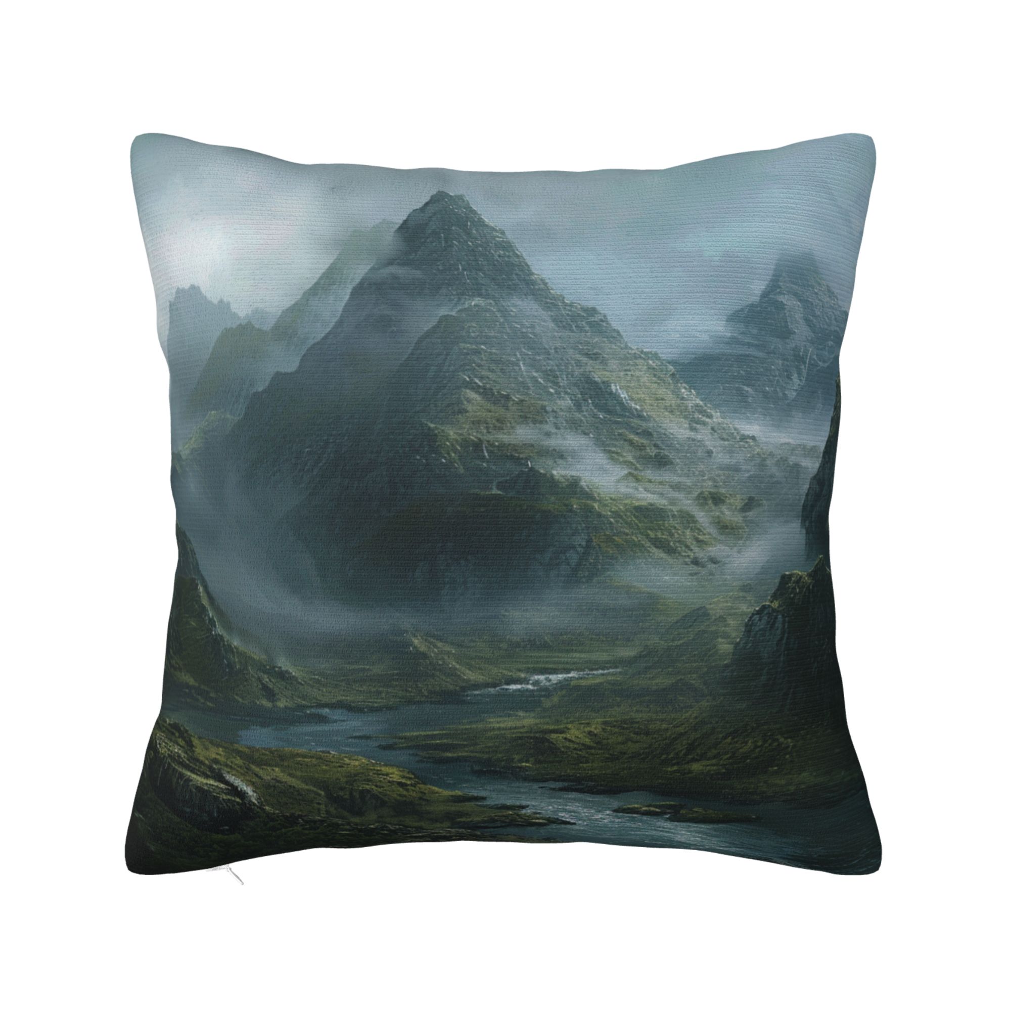 Misty Mountain Pillow
